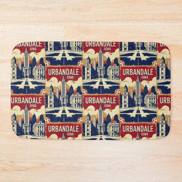 Item preview, Urbandale Iowa 1950s USA Vintage Travel Tourism designed and sold by TravelersGems.