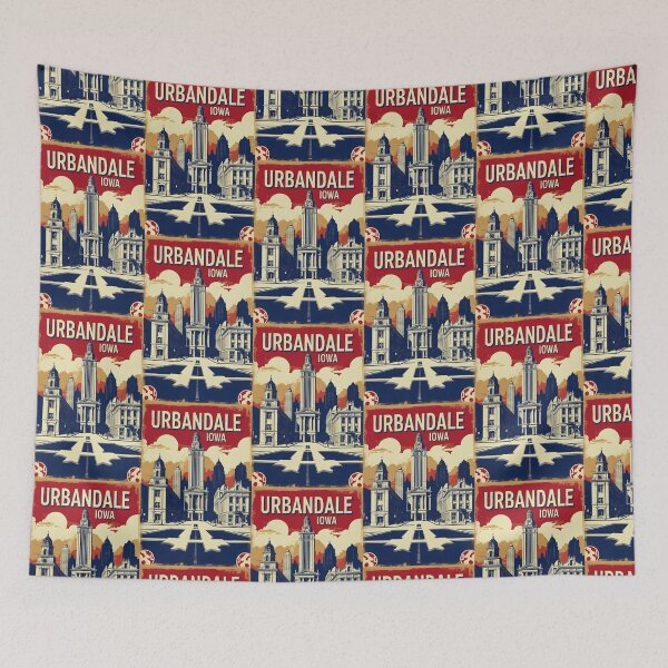 Item preview, Urbandale Iowa 1950s USA Vintage Travel Tourism designed and sold by TravelersGems.
