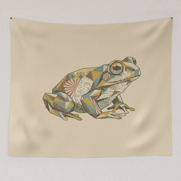 Item preview, Vintage Star Map Frog - Geometric Retro Design for Classic Sticker Lovers designed and sold by bsbd-action.