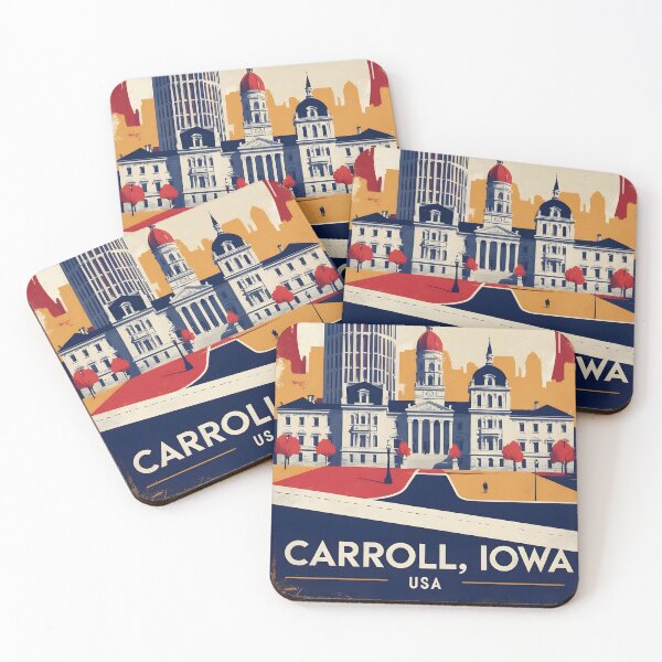 Item preview, Carroll Iowa 1950s USA Vintage Travel Tourism designed and sold by TravelersGems.