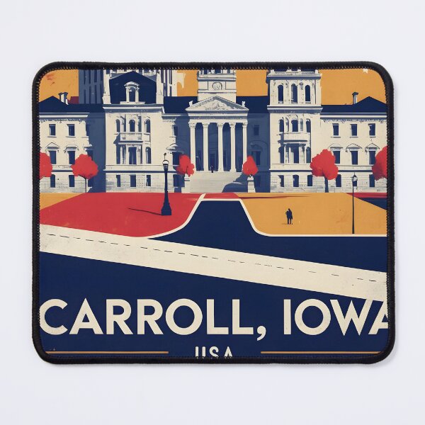 Item preview, Carroll Iowa 1950s USA Vintage Travel Tourism designed and sold by TravelersGems.