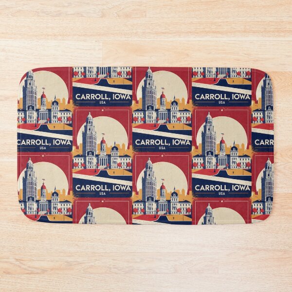 Item preview, Carroll Iowa 1950s USA Vintage Travel Tourism designed and sold by TravelersGems.