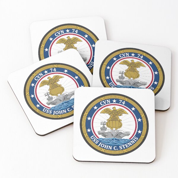 Item preview, USS John C. Stennis CVN-74 Aircraft Carrier Naval Emblem designed and sold by CharlieDesings.