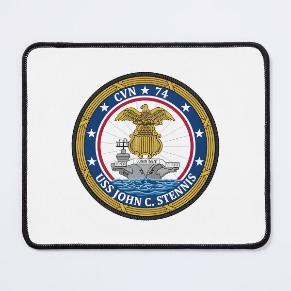 Item preview, USS John C. Stennis CVN-74 Aircraft Carrier Naval Emblem designed and sold by CharlieDesings.