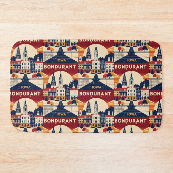 Item preview, Bondurant Iowa 1950s USA Vintage Travel Tourism designed and sold by TravelersGems.