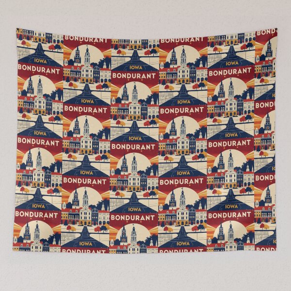 Item preview, Bondurant Iowa 1950s USA Vintage Travel Tourism designed and sold by TravelersGems.