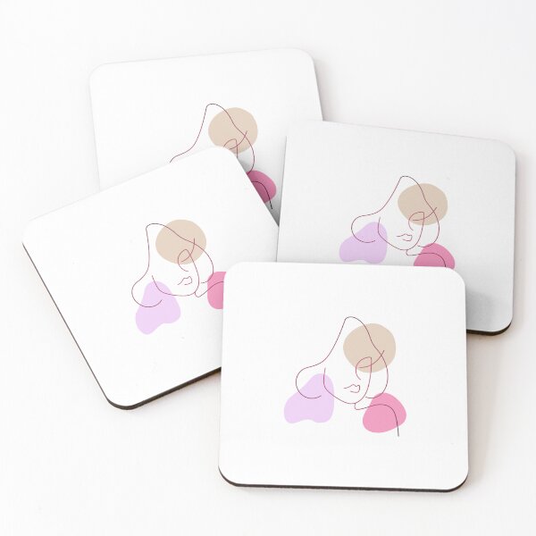 Item preview, Minimalist Line Art Face Aesthetic  – Soft Feminine Abstract Drawing designed and sold by hela97.