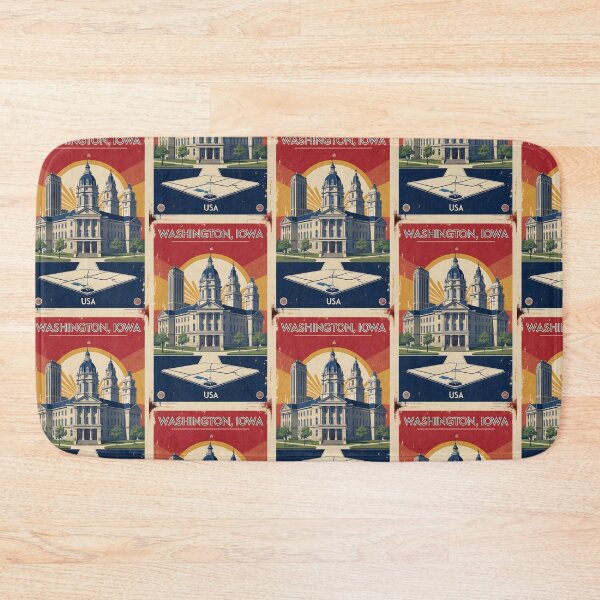 Item preview, Washington Iowa 1950s USA Vintage Travel Tourism designed and sold by TravelersGems.