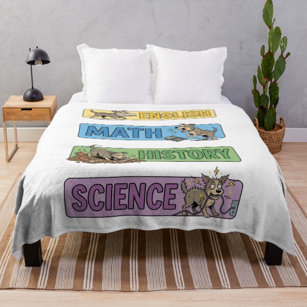 Item preview, Funny Dog English Math History Science Subject Labels Shirt designed and sold by Fenay Designs.