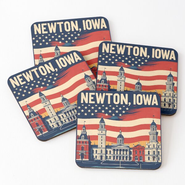 Item preview, Newton Iowa 1950s USA Vintage Travel Tourism designed and sold by TravelersGems.