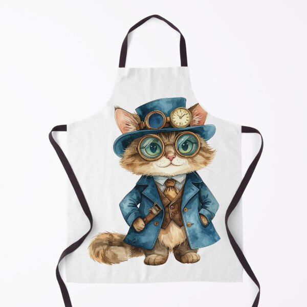 Artikelvorschau, Stilvolles Steampunk-Katzen-Mode-Outfit-Design entworfen und verkauft von BetweenForms.