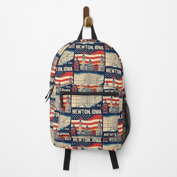 Item preview, Newton Iowa 1950s USA Vintage Travel Tourism designed and sold by TravelersGems.