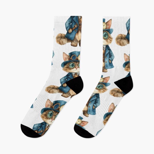 Item preview, Stylish Steampunk Cat Fashion Outfit Design designed and sold by BetweenForms.