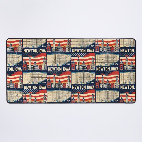 Item preview, Newton Iowa 1950s USA Vintage Travel Tourism designed and sold by TravelersGems.