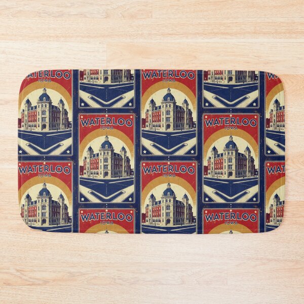 Item preview, Waterloo Iowa 1950s USA Vintage Travel Tourism designed and sold by TravelersGems.