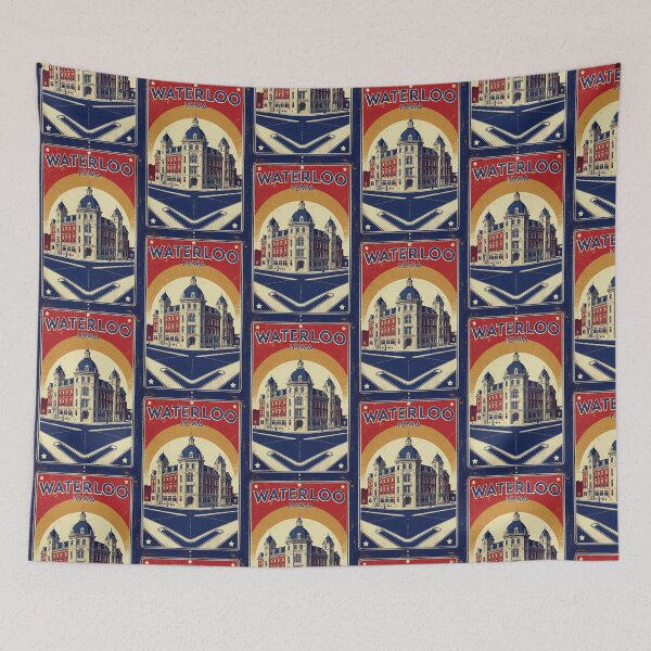 Item preview, Waterloo Iowa 1950s USA Vintage Travel Tourism designed and sold by TravelersGems.