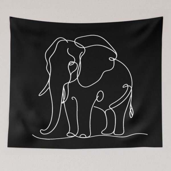 Item preview, Draw Elephant, One Line Bliss   designed and sold by Vanich-Panich.