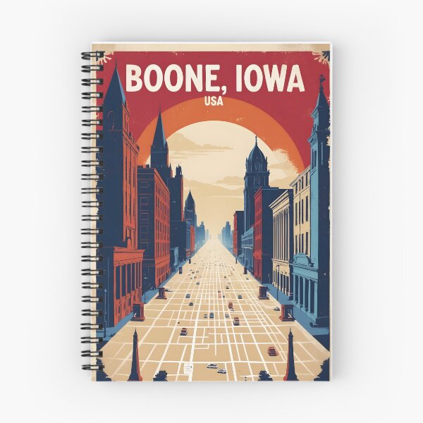Item preview, Boone Iowa 1950s USA Vintage Travel Tourism designed and sold by TravelersGems.