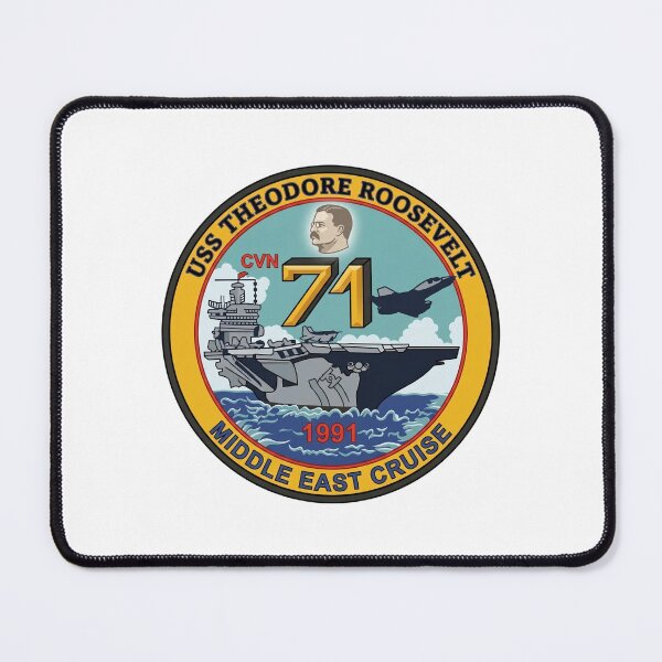Item preview, USS Theodore Roosevelt CVN-71 1991 Middle East Cruise Commemorative Emblem designed and sold by CharlieDesings.
