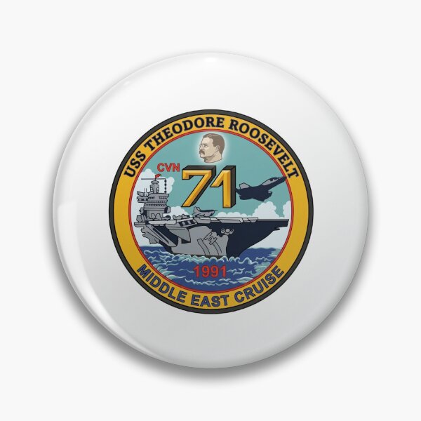 Item preview, USS Theodore Roosevelt CVN-71 1991 Middle East Cruise Commemorative Emblem designed and sold by CharlieDesings.
