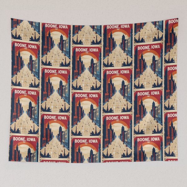 Item preview, Boone Iowa 1950s USA Vintage Travel Tourism designed and sold by TravelersGems.