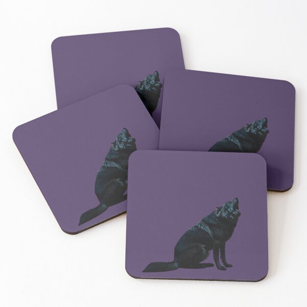 Item preview, Dark Sacred Wolf Roams Gothic Cathedral at Night designed and sold by GeoWhimsy Studio.