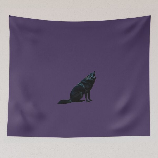 Item preview, Dark Sacred Wolf Roams Gothic Cathedral at Night designed and sold by GeoWhimsy Studio.