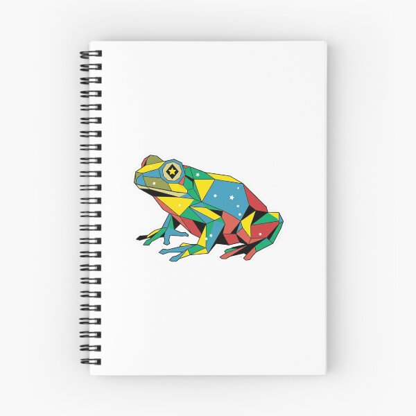 Item preview, Geometric Pop Art Frog - Primary Color Design for Modern Art Fans designed and sold by bsbd-action.