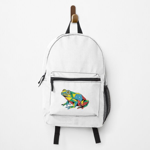 Item preview, Geometric Pop Art Frog - Primary Color Design for Modern Art Fans designed and sold by bsbd-action.