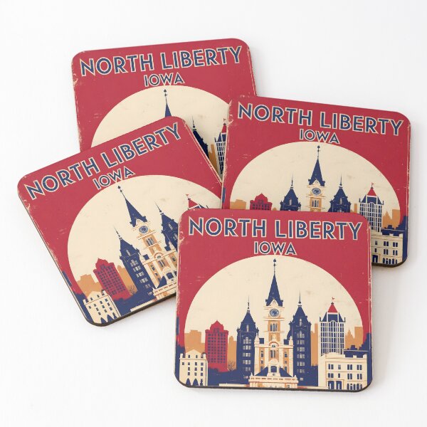Item preview, North Liberty Iowa 1950s USA Vintage Travel Tourism designed and sold by TravelersGems.
