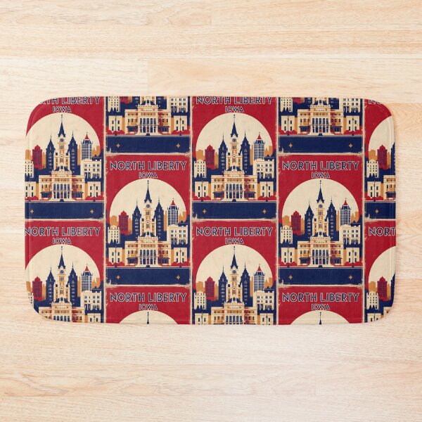 Item preview, North Liberty Iowa 1950s USA Vintage Travel Tourism designed and sold by TravelersGems.