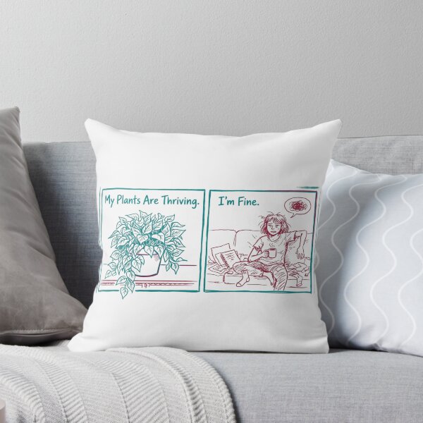 Item preview, My Plants Are Thriving I'm Fine - Funny Plant Mom Plant Dad Tee designed and sold by RDproject.