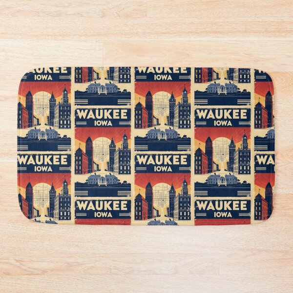 Item preview, Waukee Iowa 1950s USA Vintage Travel Tourism designed and sold by TravelersGems.