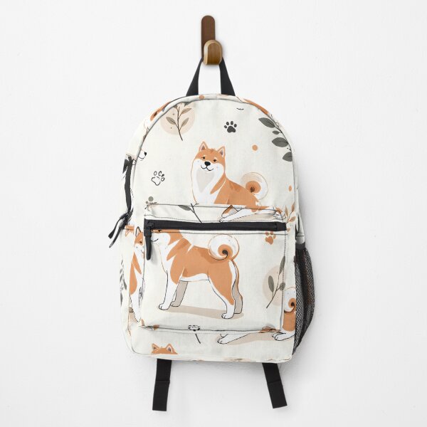Item preview, Akita Inu Garden – Cute Dog Pattern designed and sold by blankTeeShirt.