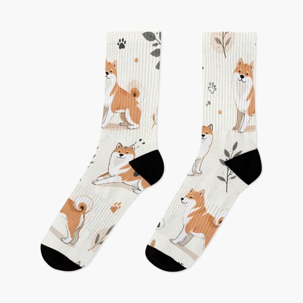 Item preview, Akita Inu Garden – Cute Dog Pattern designed and sold by blankTeeShirt.