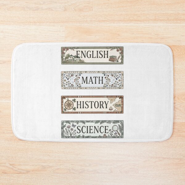 Item preview, Anne of Green Gables Vintage English Math History Science Labels Shirt designed and sold by Fenay Designs.