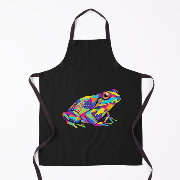 Item preview, Geometric Psychedelic Frog - Abstract Pattern Sticker for Color Lovers designed and sold by bsbd-action.