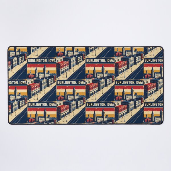 Item preview, Burlington Iowa 1950s USA Vintage Travel Tourism designed and sold by TravelersGems.