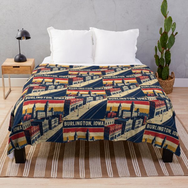 Item preview, Burlington Iowa 1950s USA Vintage Travel Tourism designed and sold by TravelersGems.