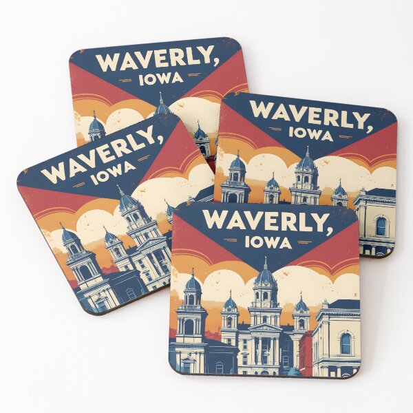 Item preview, Waverly Iowa 1950s USA Vintage Travel Tourism designed and sold by TravelersGems.