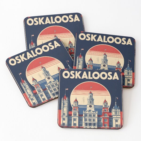 Item preview, Oskaloosa Iowa 1950s USA Vintage Travel Tourism designed and sold by TravelersGems.
