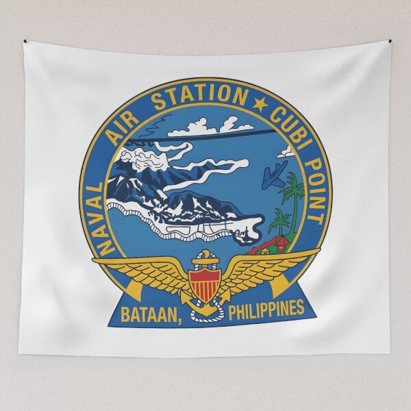 Item preview, Naval Air Station Cubi Point Bataan Philippines Military Emblem designed and sold by CharlieDesings.