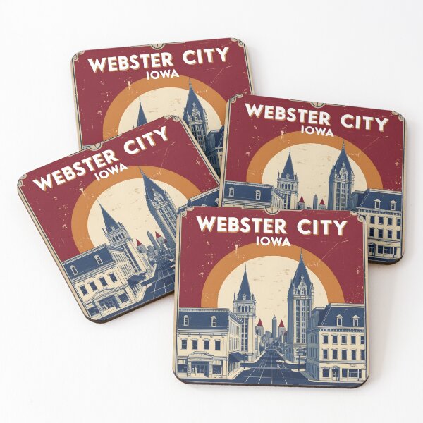 Item preview, Webster City Iowa 1950s USA Vintage Travel Tourism designed and sold by TravelersGems.