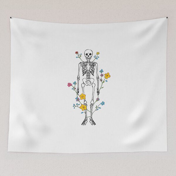 Item preview,  Bones and flowers designed and sold by uunaa.