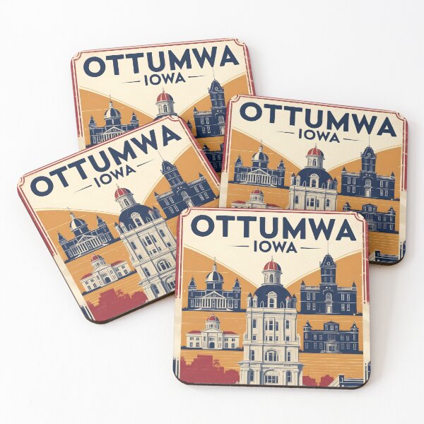 Item preview, Ottumwa Iowa 1950s USA Vintage Travel Tourism designed and sold by TravelersGems.