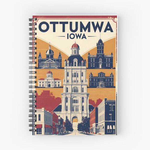 Item preview, Ottumwa Iowa 1950s USA Vintage Travel Tourism designed and sold by TravelersGems.