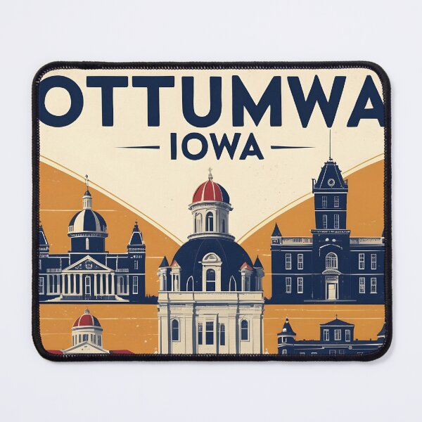 Item preview, Ottumwa Iowa 1950s USA Vintage Travel Tourism designed and sold by TravelersGems.