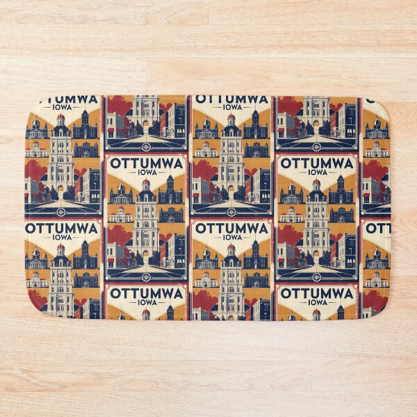 Item preview, Ottumwa Iowa 1950s USA Vintage Travel Tourism designed and sold by TravelersGems.