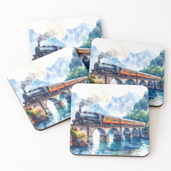 Item preview, Train ride with a steam locomotive designed and sold by LiskoDesign.