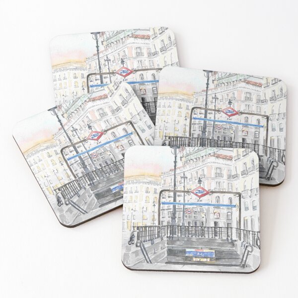 Item preview, La Puerta del Sol in Madrid Spain designed and sold by victoriaolsonart.